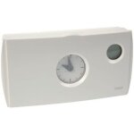 Thermostat ambiance prog analog chauf eau chaude 2 fils sur 24h alim piles (56511)