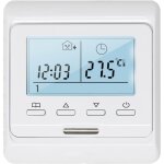 Thermostat d'ambiance programmable avec sonde 16a pour chauffage au sol electrique, num�rique thermostat ...