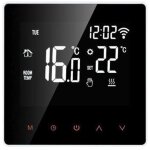 Thermostat chaudire gaz / eau rgulateur de temprature numrique cran tactile affichage lcd semaine ...