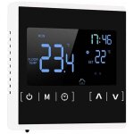 Thermostat pour chauffage lectrique au sol, temprature programmable et affichage lcd avec double temprature ...