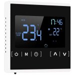 Thermostat pour chauffage �lectrique au sol, temp�rature programmable et affichage lcd avec double temp�rature ...