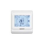 Thermostat chauffage au sol electrique programmable 16a avec sonde, numrique thermostat d'ambiance plancher ...