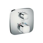 Hansgrohe - thermostat encastre ecostat e, set de finition, 2 consommateurs, chrome