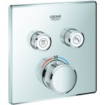 Thermostat grohe grohtherm smartcontrol avec deux vannes d'arr�t,
