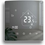 Thermostat miroir thermostat de chauffage thermostat d'ambiance programmable thermostat mural num�rique ...