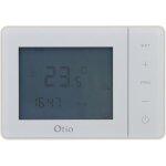 Thermostat programmable filaire - blanc - otio