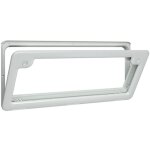 Thetford - portillon d5 avec 2 boutons coloris blanc cr�me pour caravane et camping - car