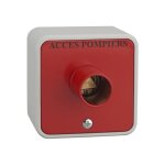 Thirard - contacteur  cl pompier en applique triangle 14mm