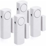 Tigrezy alarme porte et fentre - lot 4x alarme sans fil anti - intrusion - scurit maison contre cambriolage ...