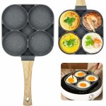 Tigrezy poêle à 4 emplacements, poêle à crêpes, petite poele oeuf poêle à pancakes antiadhésive en aluminium ... Tigrezy poêle à 4 emplacements, poêle à crêpes, petite poele oeuf poêle à pancakes antiadhésive en aluminium ...