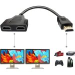 Tigrezy splitter hdmi adaptateur c�ble splitter hdmi 1 in 2 out hdmi male