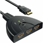 Tigrezy switch 1080p, switch hdmi 3 ports commutateur hdmi sélecteur splitter manuel 3 entrées à 1 sortie ... Tigrezy switch 1080p, switch hdmi 3 ports commutateur hdmi sélecteur splitter manuel 3 entrées à 1 sortie ...