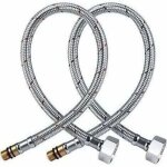 Tigrezy - tuyau pour robinet universel g1 / 2 tuyau de raccordement flexible sus304 acier inoxydable ...