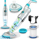 Tillvex aspirateur de piscine sans fil - jusqu'� 15 m� aspirateur de piscine �lectrique robot de piscine ...