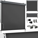 Tillvex ? store vertical imperm�able 180 x 250 cm ? aluminium robuste ? protection uv 50 + ? manivelle ...