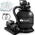 Tillvex systme de filtre  sable 10 m / h ? 5 fonctions de filtration filtre de piscine avec indicateur ...