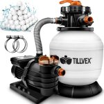 Tillvex systme de filtre  sable 10 m / h ? 5 fonctions de filtration filtre de piscine avec indicateur ...