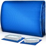 Tillvex tapis de sol pour piscine, tapis de protection pour sol, rond, rectangulaire, 500 x 300 cm
