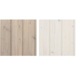 Timbela - 5 l de produit de protection blanc + 5 l de produit de protection gris + cadeau lots de pinceaux ...