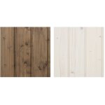 Timbela - 5 l de produit de protection blanc + 5 l de produit de protection noir + cadeau lots de pinceaux ...