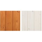 Timbela - 5 l de produit de protection blanc + 5 l de produit de protection teck + cadeau lots de pinceaux ...