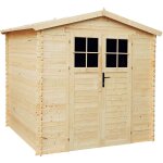 Abri de jardin en bois - porte verrouillable de haute qualit - stockage extrieur i236xl226xh218 cm ...