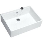 Evier timbre d'office publica 50x50x20 blanc - g�b�rit