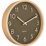 Karlsson - horloge ronde en bois pure 22 cm