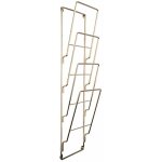 Pt living - porte revue mural 4 compartiments métal mag Pt living - porte revue mural 4 compartiments métal mag