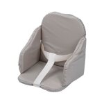 Coussin de chaise pvc a sangles - gris - tineo