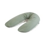 Coussin de maternit ponge microfibre vert tineo