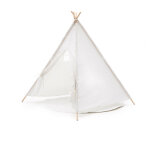 Robincool - tipi d'enfant montessori koda 120x120x150 cm pliable usage int�rieur ext�rieur en tissu blanc ...