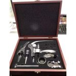 Tire bouchons, ouvre bouteille de vin, verseur pour le vin, ensemble cadeau d'accessoires pour le vin ...