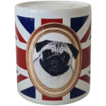 Tirelire en c�ramique carlin union jack