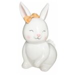 Tirelire enfant lapin 22cm blanc Tirelire enfant lapin 22cm blanc