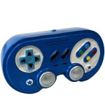 Sans marque - tirelire manette de jeux vid�o en r�sine bleue 15 cm