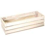 Tiroir en bois naturel avec nylon cm32x14h9 Tiroir en bois naturel avec nylon cm32x14h9