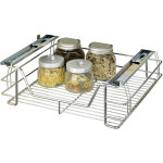 Tiroir coulissant cuisine pour placard 'midi' wenko amnagement intrieur placard, espace rangement supplment ...