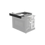 Tiroir frontal de chargement des pellets pour insert comfort idro l80 en tole galvanise'e avec glissie'res ...
