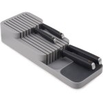 Tiroir store - bloc � couteaux horizontal � deux niveaux - gris, 39, 7 x 14, 5 x 7, 7
