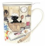 Tisanire chaton patissier avec infuseur