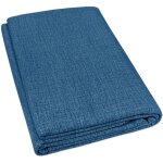 Tissu d'ameublement rev�tement en tissu gran foulard housse de canap� fauteuil - lit bleu - 165x265 cm ...