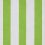 Tissu � rayures vert en coton - homescapes