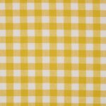 Tissu vichy jaune en coton - homescapes