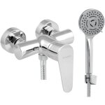 Novaservis - titania fresh - mitigeur de douche avec accessoires, espacement 100 mm, chrome 96065, 0e ...