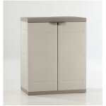 Plastiken modle beige clair armoire basse de rangement