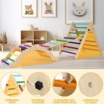 Toboggan pour triangle d'escalade, cadre d'escalade pour enfants, triangle d'escalade avec toboggan, ...