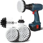4 pices brosse de nettoyage perceuse, rotative 2 / 3. 5 / 4 / 5 pouces pour perceuse lectrique tapis ...
