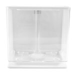 Tlily - aquarium l' facile � changer l'eau en acrylique plastique autonettoyant (blanc)