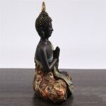 Statue de tha�lande sculpture r�sine bouddhisme � la main hindou feng shui figurine m�ditation d�cor ...